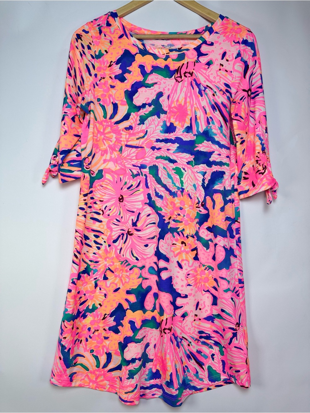 Lilly Pulitzer Swirling Sea Dream Preston Dress Size Small